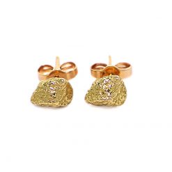 The Nugget Earrings Yellow Gold 18K