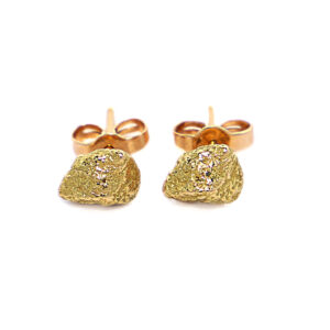 Nugget Earrings in Yellow Gold 750