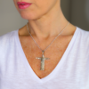 Big Christ Silver Pendant in Silver 925