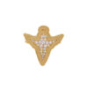 Angel Design Ring in Yellow Gold 18K 750 with Diamonds