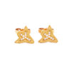 Angel Design Earrings in Yellow Gold 750 with Diamonds