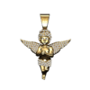 Angel 3D All Diamond Medium in Yellow Gold 18K with Diamonds