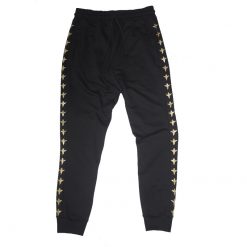 Sweatpants Pattern Gold Angel Black