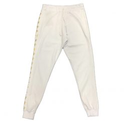 SWEATPANTS PATTERN GOLD ANGEL WHITE