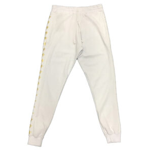 SWEATPANTS PATTERN GOLD ANGEL WHITE