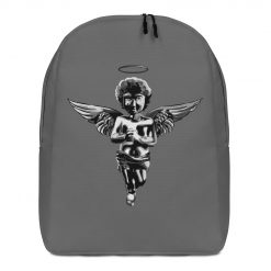 Big Angel Official Grey Minimalist Backpack