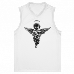 Big Angel Official Premium Basketball Jersey White