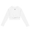 Small Angel Official Recycled Long-Sleeve Cropped Top