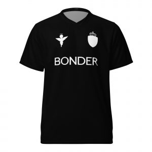 Bonder Sport Club Recycled Unisex Sports Jersey Black