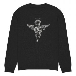 Big Angel Official Knitted Crew Neck Sweater Black