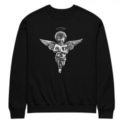 Big Angel Crewneck Sweatshirt Black