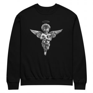 Big Angel Crewneck Sweatshirt Black