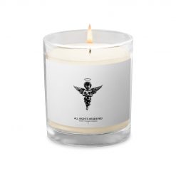 Angel Official Reserved Glass Jar Soy Wax Candle White