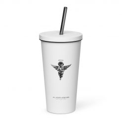 Big Angel Official Insulated tumbler with a straw