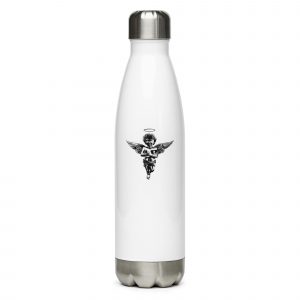 Big Angel Official Stainless Steel Water Bottle White