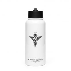 Big Angel Official Stainless Steel Water Bottle White