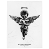 Giant Angel Official Throw Blanket White