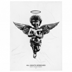 Giant Angel Official Throw Blanket White