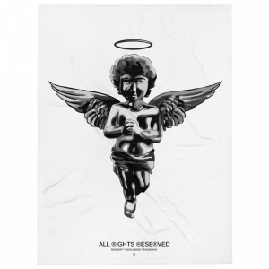Giant Angel Official Throw Blanket White