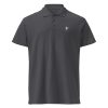 Small White Angel Design Premium Piquet Polo Shirt
