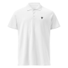 Small Black Angel Design Premium Piquet Polo Shirt