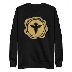 Big Angel Design Stamp Unisex Premium Sweatshirt