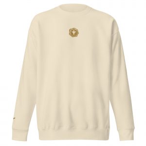 Small Angel Design Stamp 3D Unisex Premium Sweatshirt