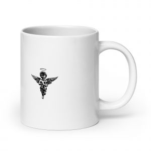 Small Angel Official Glossy Mug White