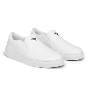 Angel Official Men’s Slip-on Canvas Shoes - White Sole