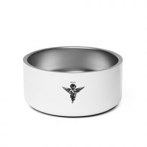 Angel Official Pet Bowl White